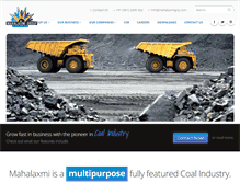 Tablet Screenshot of mahalaxmigrp.com